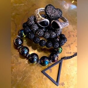 Bundle of Black Jewelry